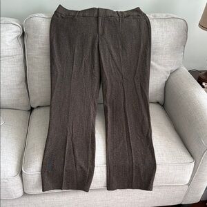 Nine West Brown and Black Patterned Trousers NWT